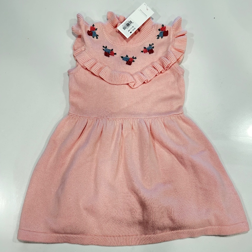 Janie and Jack pink dress with flowers